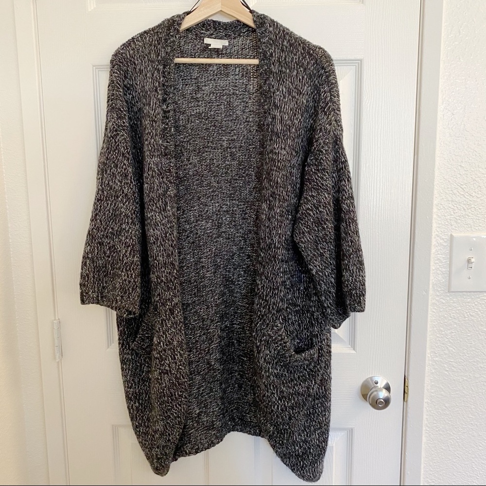 🤍 H&M cocoon marl knit cardigan